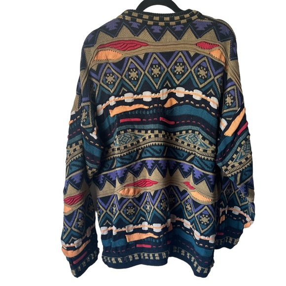 Carlo Alberto Coogi Style Sweater Men's size XL (Imperfect) See description - Picture 2 of 4